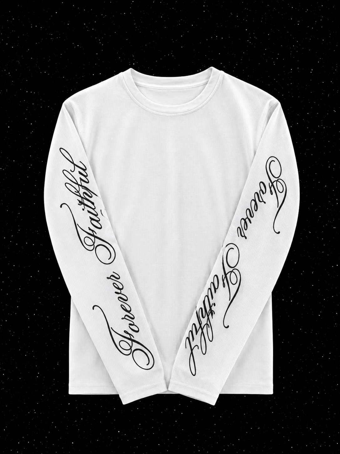“Forever Faithful” White Longsleeve