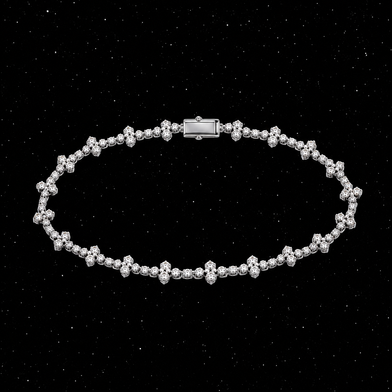 Crystal Cross Bracelet