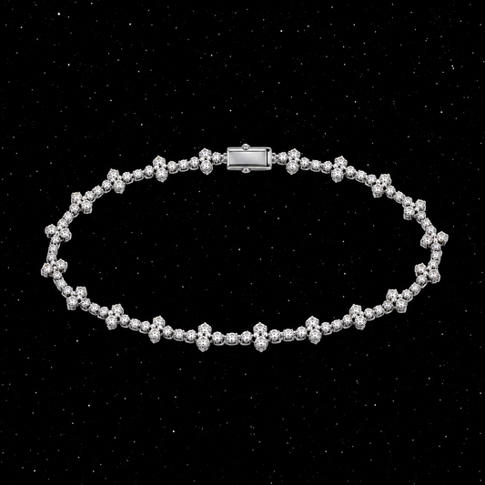 Crystal Cross Bracelet